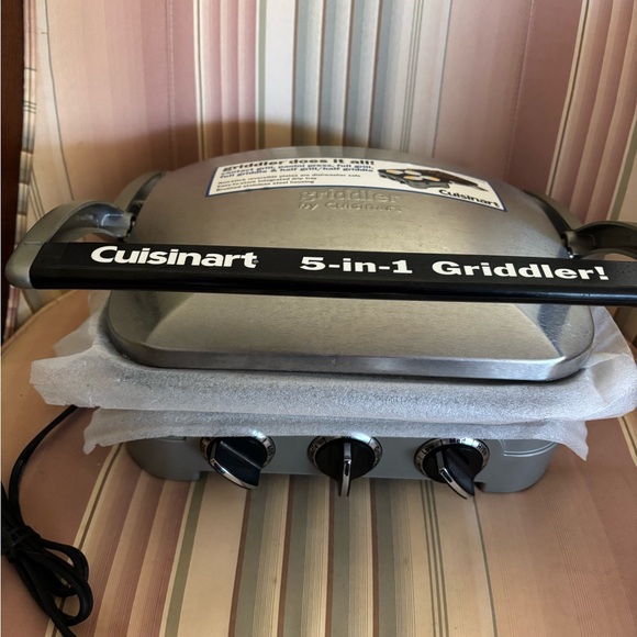 Cuisinart Stainless Steel Griddler NWT - Picture 3 of 3
